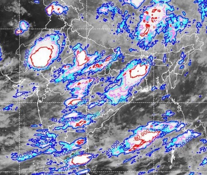 IMD predicted heavy rains in Punjab, Himachal Pradesh, Haryana, Uttar Pradesh, Madhya Pradesh, Uttarakhand and Chhattisgarh till tomorrow