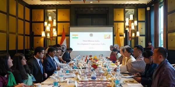 India and Bhutan co-chair the 3rd India-Bhutan Development Cooperation Dialogue in Thimpu today