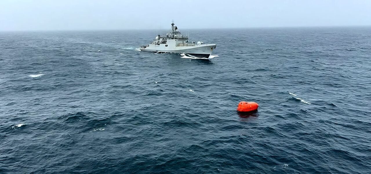 Indian Navy Rescues 9 Crew Including 8 Indians After Oil Tanker Capsized Off Oman Coast
