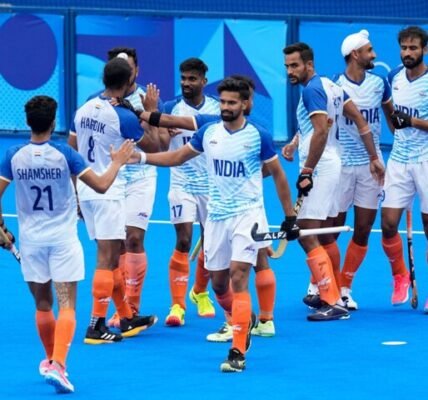 Indian men's hockey team draws with Argentina at Paris Olympics