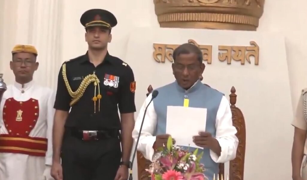 Laxman Prasad Acharya took oath as Governor of Manipur