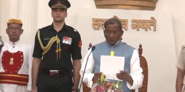 Laxman Prasad Acharya took oath as Governor of Manipur