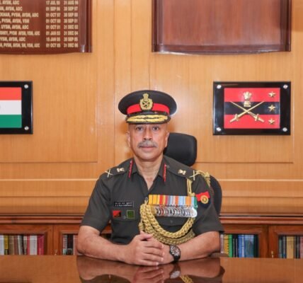 Lieutenant General NS Rajasubramani, PVSM, AVSM, SM, VSM assumed charge as Vice Chief of the Army Staff today