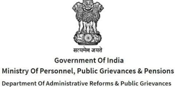 Ministry of Personnel, Public Grievances & Pensions