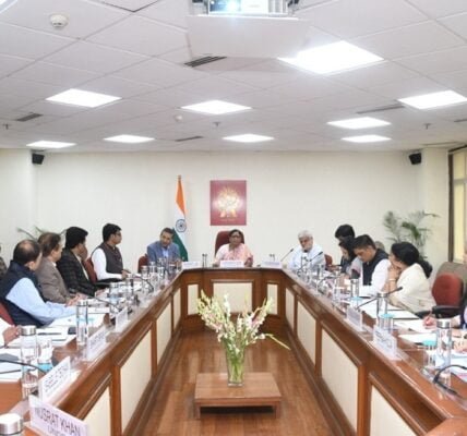 NHRC Acting Chairperson Vijaya Bharti Sayani reaffirms the Commission's commitment to the protection of human rights in various fields