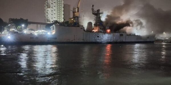 Naval Chief visits Naval Dockyard Mumbai after unfortunate accident of ‘INS Brahmaputra’