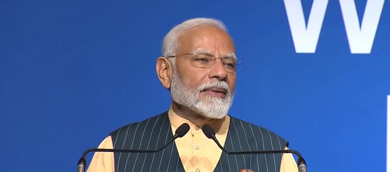 PM Modi addresses the Indian community in Austria