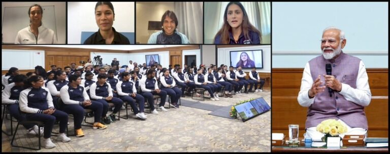 प्रधानमंत्री मोदी ने पेरिस ओलंपिक 2024 के लिए रवाना होने वाले भारतीय दल से बातचीत की