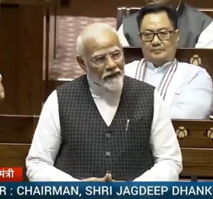 PM Modi reply to the Motion of Thanks on the President’s Address in Rajya Sabha