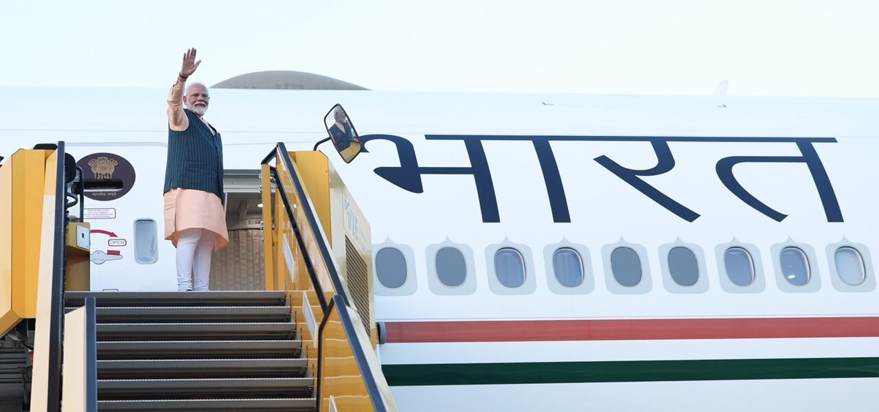 PM Narendra Modi arrives at Delhi's Palam airport after concluding his two-nation visit to Russia and Austria