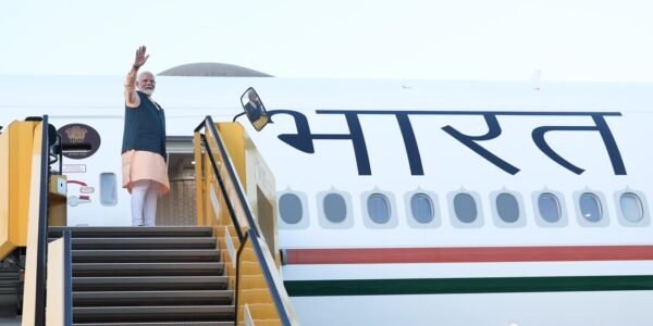 PM Narendra Modi arrives at Delhi's Palam airport after concluding his two-nation visit to Russia and Austria