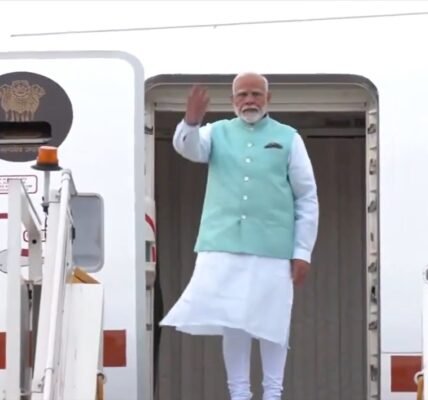 PM Narendra Modi leaves on a three-day official visit to Russia and Austria