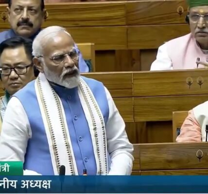PM Narendra Modi responds to the motion of thanks on the President's address in Lok Sabha