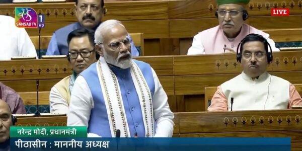 PM Narendra Modi responds to the motion of thanks on the President's address in Lok Sabha