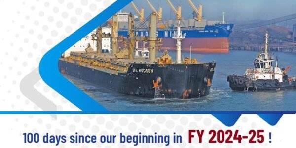 Paradip Port Authority sets new record by handling 41.12 million metric tonnes of cargo in the first 100 days of FY 2024-25