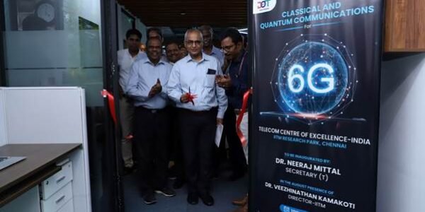 Secretary (Telecom) inaugurates Centre of Excellence on “Conventional and Quantum Communications for 6G” at IITM Research Park, Chennai
