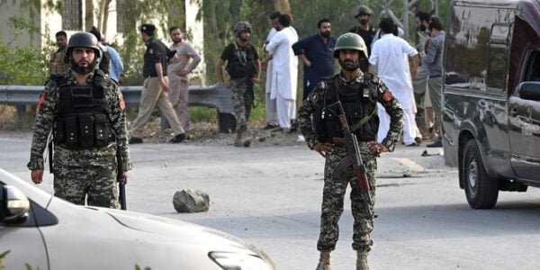 Three people died in clashes with security forces in Gwadar, Pakistan