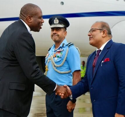 UK Foreign Minister David Lammy arrives in Delhi on a two-day tour