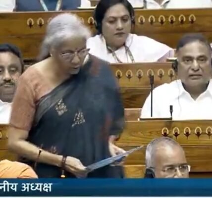 Union Finance Minister Nirmala Sitharaman presented the Economic Survey 2023-2024 in the Lok Sabha
