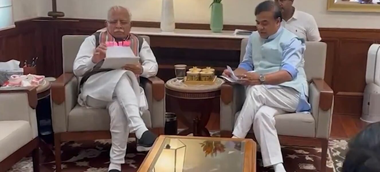 Union Minister Manohar Lal reviews Assam's urban development plans and power sector scenario with CM Himanta Biswa Sarma