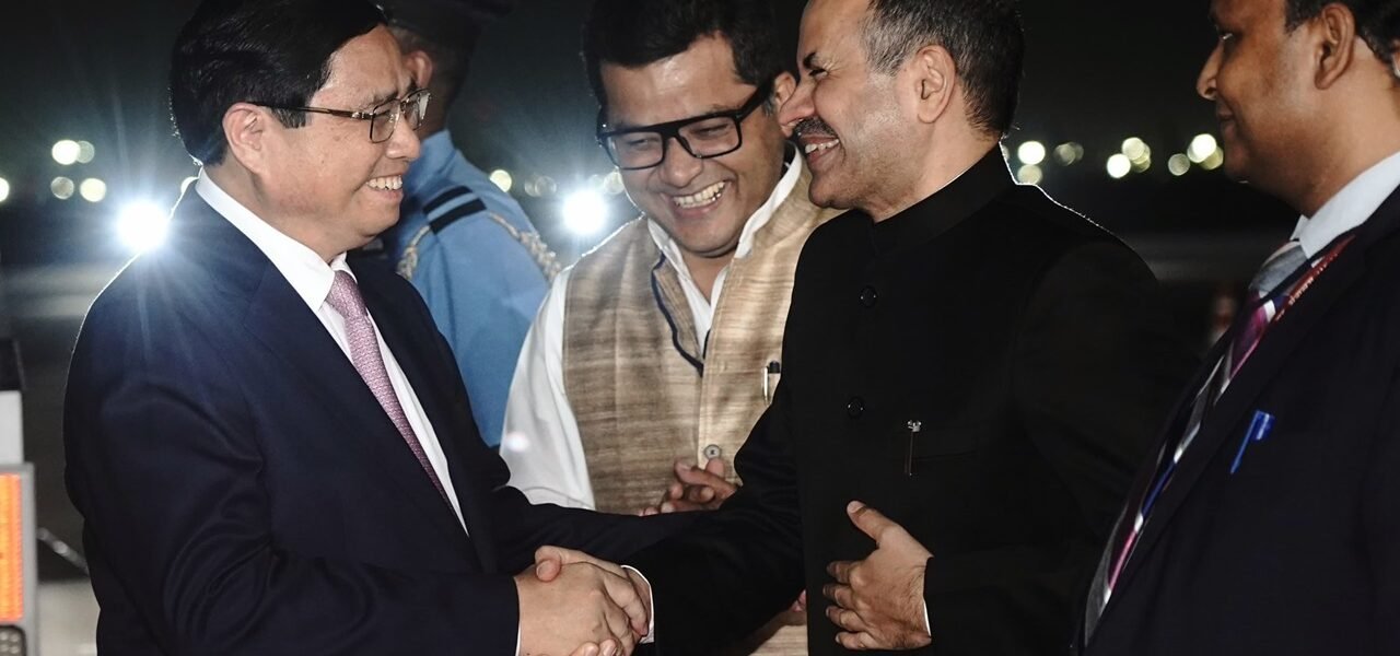 Vietnam Prime Minister Pham Minh Chinh arrives in New Delhi on a three-day visit