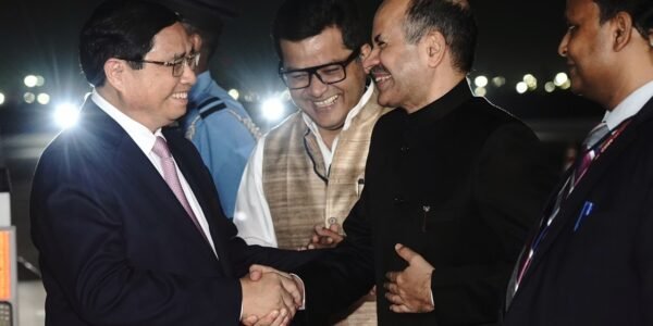 Vietnam Prime Minister Pham Minh Chinh arrives in New Delhi on a three-day visit