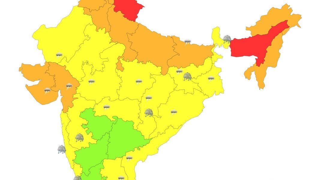 aaj ka mausam kaisa rahega, tapman kitna hai 2 July 2024