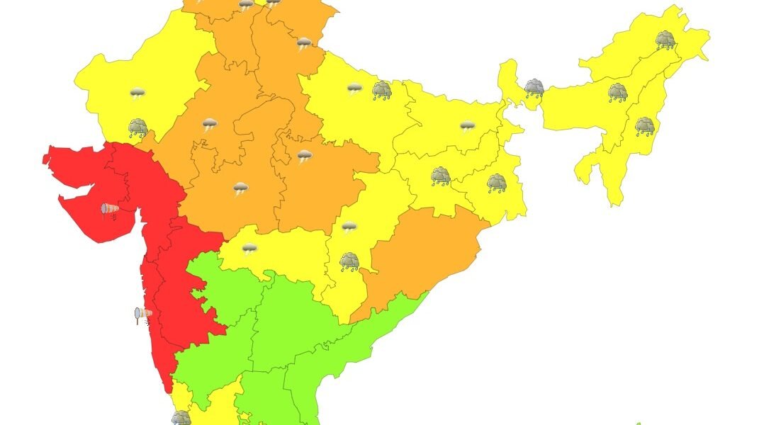 aaj ka mausam kaisa rahega, tapman kitna hai 23 July 2024