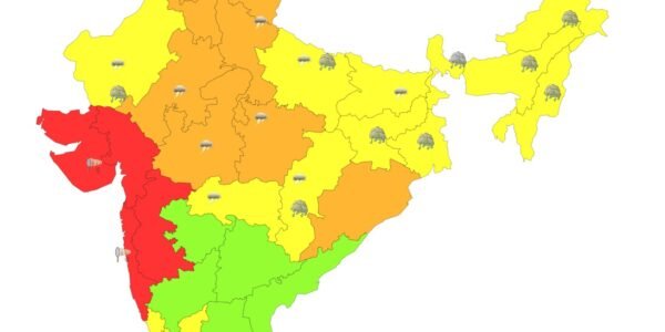 aaj ka mausam kaisa rahega, tapman kitna hai 23 July 2024