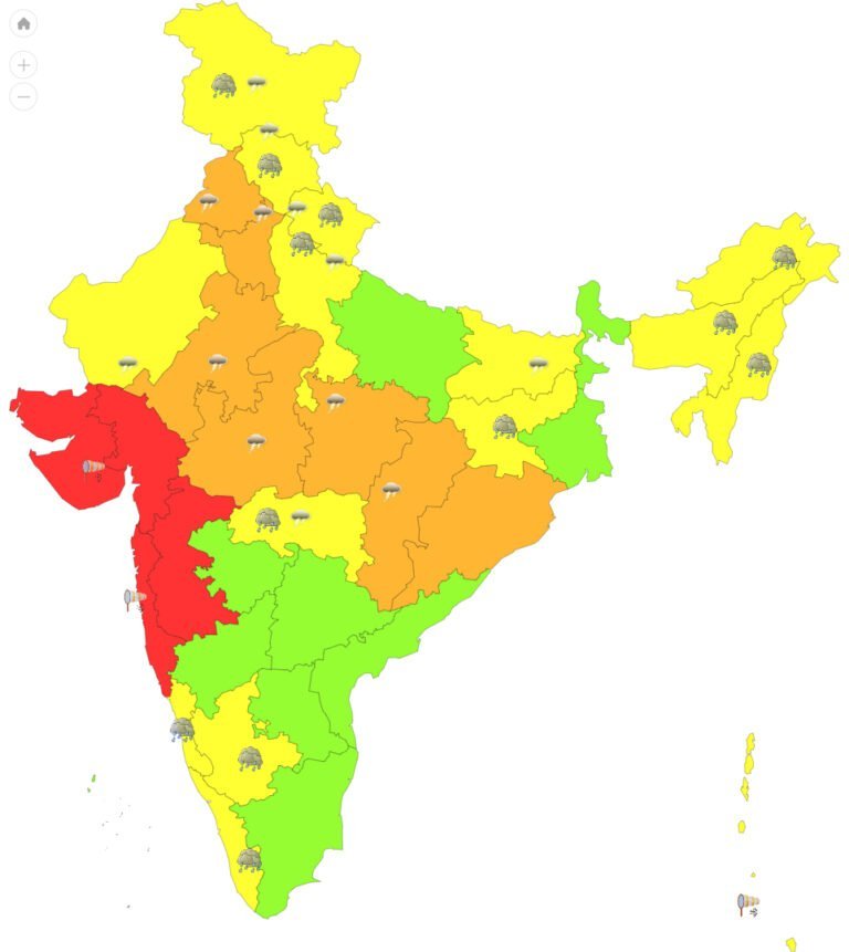 आज का मौसम कैसा रहेगा, तापमान कितना है 24 जुलाई 2024