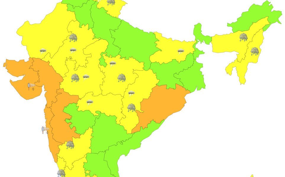 aaj ka mausam kaisa rahega, tapman kitna hai 25 July 2024