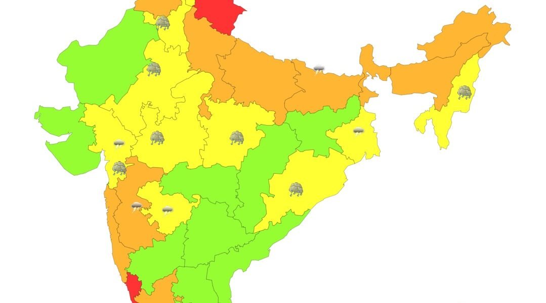 aaj ka mausam kaisa rahega, tapman kitna hai 6 July 2024