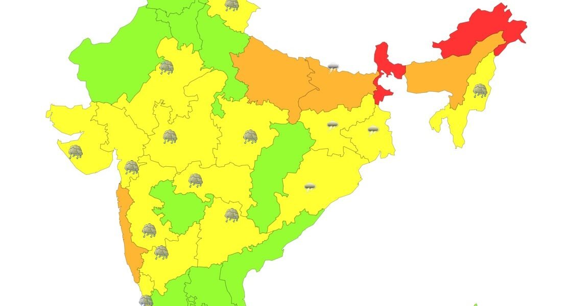 aaj ka mausam kaisa rahega, tapman kitna hai July 10, 2024