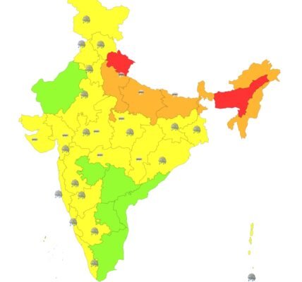 aaj ka mausam kaisa rahega, tapman kitna hai July 4, 2024