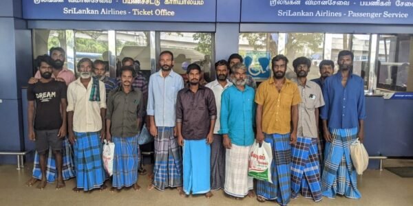 17 Indian fishermen arrested by Sri Lankan Navy sent back to India