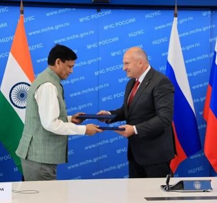 2nd meeting of the Joint Russian-Indian Commission on Cooperation in the Field of Emergency Situations Management held in Moscow, Russia