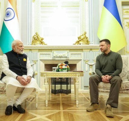 A delegation level meeting was held between Prime Minister Modi and President Zelensky of Ukraine in Kyiv