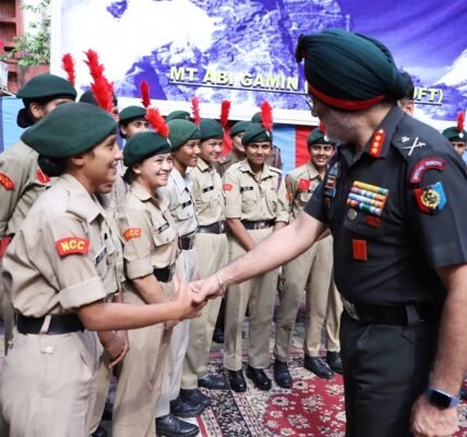 DG NCC flagged off 88th NCC Cadets Mountaineering Expedition to Mount Abi Gamin in Uttarakhand