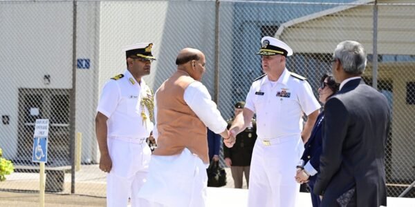 Defence Minister Rajnath Singh visits Naval Surface Warfare Centre in US