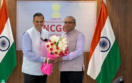Department of Administrative Reforms and Public Grievances (DARPG) Secretary V. Srinivas held a bilateral meeting with BIMSTEC Secretary General Indra Mani Pandey
