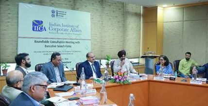 Dr. Ajay Bhushan Pandey chairs Round Table Consultation with Leading Executive Search Firms at IICA