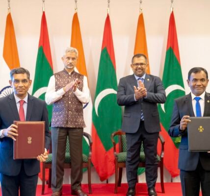 EAM Dr. S. Jaishankar jointly inaugurated six community schemes with Maldives Foreign Minister