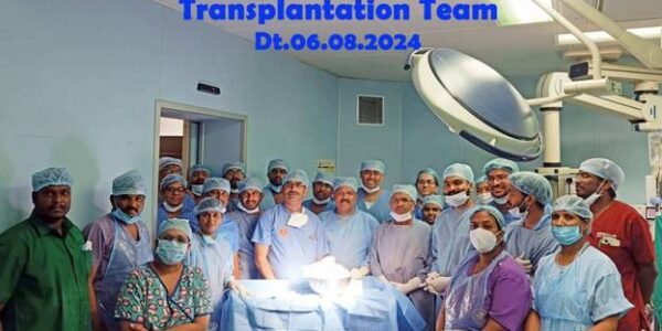 ESIC Super Speciality Hospital, Sanathnagar, Hyderabad successfully transplanted organs from a deceased patient