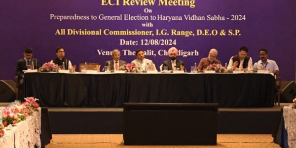 Election Commission reviews poll preparedness for forthcoming assembly elections in Haryana