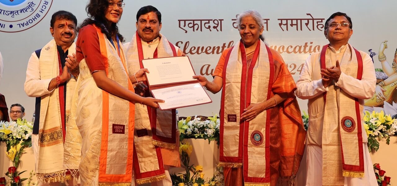 Finance Minister Nirmala Sitharaman addressed the 11th convocation of IISER in Bhopal