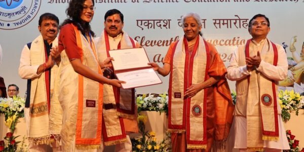 Finance Minister Nirmala Sitharaman addressed the 11th convocation of IISER in Bhopal