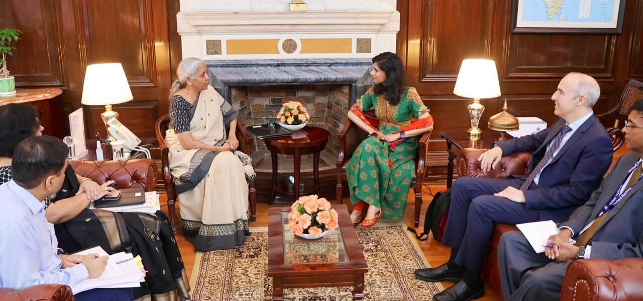 Finance Minister Nirmala Sitharaman held a meeting with IMF First Deputy Managing Director Gita Gopinath