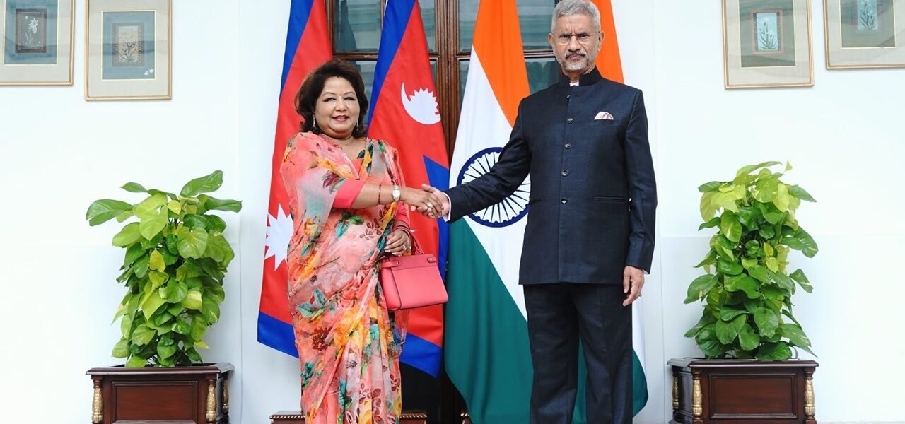 Foreign Minister Dr. S. Jaishankar met Nepali Foreign Minister Arju Rana Deuba in New Delhi today