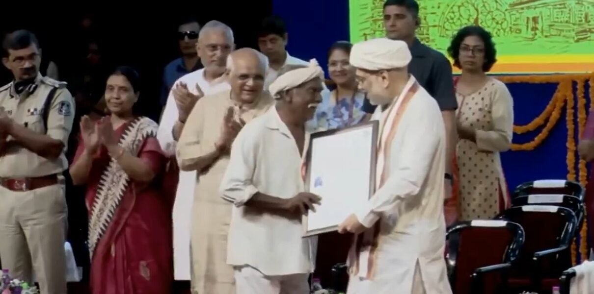 Home Minister Amit Shah distributed citizenship certificates to 188 displaced people under the Citizenship Amendment Act in Ahmedabad