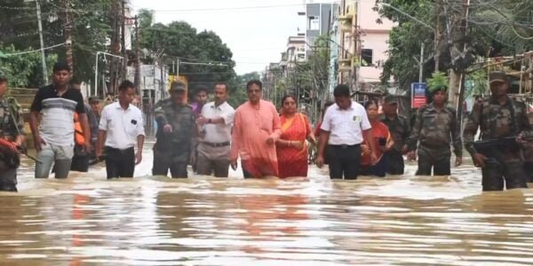 Home Minister Amit Shah spoke to Tripura Chief Minister Dr. Manik Saha and reviewed the flood situation in Tripura